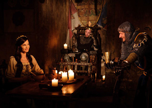 Knight dinner in the castle