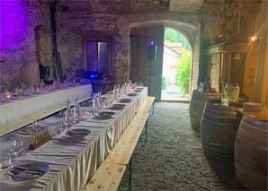 Exuberant-dinner-in-a-vineyard-village