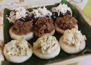 Food truck with Venezuelan arepas