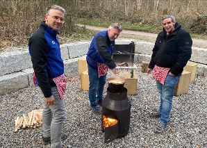 Outdoor-Fondue oder -Raclette