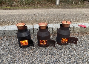 Fondue ou raclette à l'extérieur