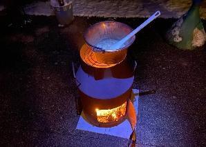Fondue ou raclette à l'extérieur