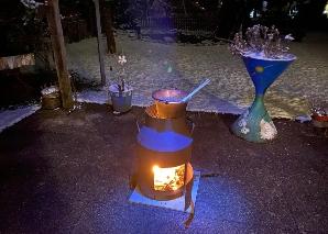 Fondue ou raclette à l'extérieur