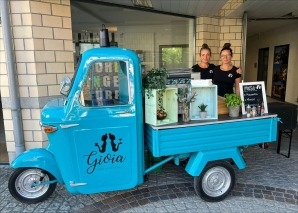 Catering aus dem Dreirad
