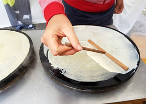 Préparer des crêpes à discrétion