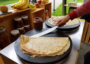 Préparer des crêpes à discrétion