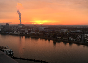 Dinner over the roofs of Basel