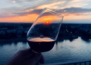 Dinner over the roofs of Basel