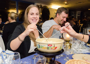 Festessen auf dem Zürichseeschiff