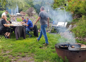 Soirée grillades au lac Walen