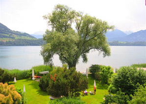 Fête d'entreprise directement sur les rives du lac des Quatre Cantons