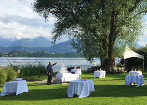 Fête d'entreprise directement sur les rives du lac des Quatre Cantons