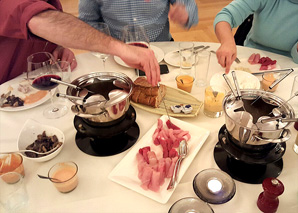 Fondue chinoise avec atelier de sauces