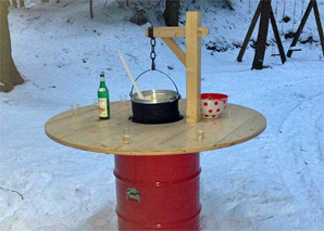 Fondue vom Käser an der Fonduebar