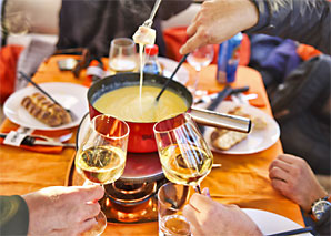 Fondue sur le bateau