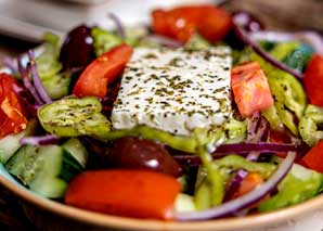 Food truck with original Greek food