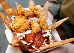 Fried Chicken und Catering aus dem Foodtruck