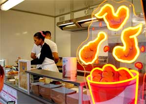 Fried Chicken und Catering aus dem Foodtruck