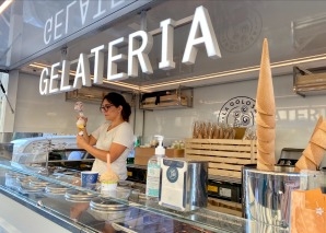 Gelato aus dem Piaggio Porter