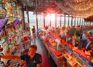 Gin tasting over the roofs of Basel