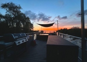 Barbecue boat on Lake Zurich