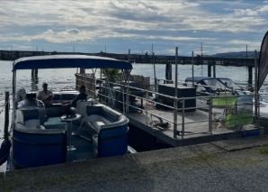 Barbecue boat on Lake Zurich