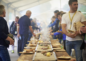 Barbecue fun on the longest barbecue in Switzerland