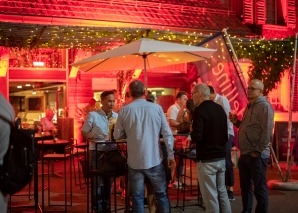 Grillparty am Stadt-Strand