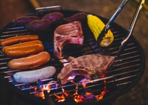 Grillparty am Stadt-Strand