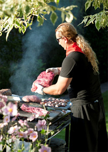 Asado Argentina - barbecue sur le grand gril ä charbon