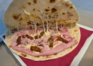 Italian piadina from the food truck
