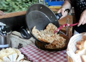 Brunch auf der Kutsche