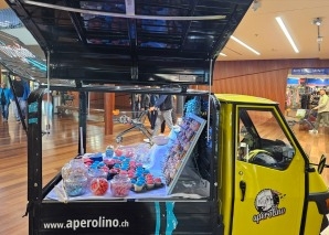 Mini-Foodtruck mit Angebot nach Wahl