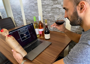 Weindegustation im Homeoffice