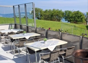 Brunch avec vue panoramique sur le lac de Zurich