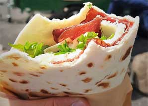 Foodtruck Piadina – pain plat d'Italie