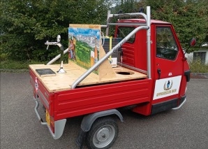 Mobile Bierbar – Piaggio Ape mit Zapfstation