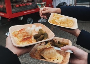 Raclette aus dem Piaggio Ape