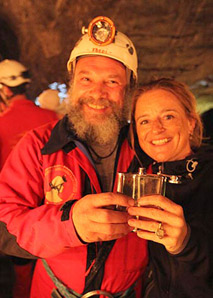 fondue or raclette in cave