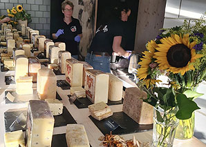 Raclette fun at the cheese maker