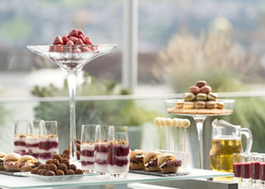 Summer cocktail over the roofs of Berne