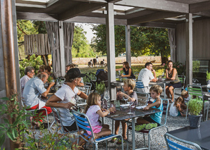 Summer party at the Reuss river