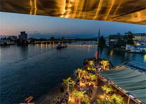 Sommerfest mit Strandfeeling in Basel