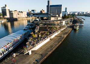 Summer party with beach feeling in Basel