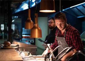 Streetfood festival and market stalls in Zug