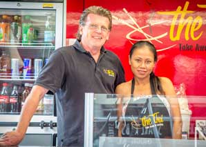 Foodtruck avec d'authentiques spécialités thaïlandaises