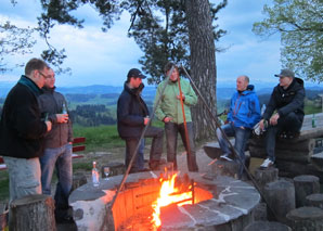 Forest Fondue in the Emmental