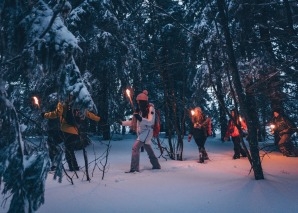 Winter forest experiences with your team Winter or Christmas events for your team in the magical winter forest