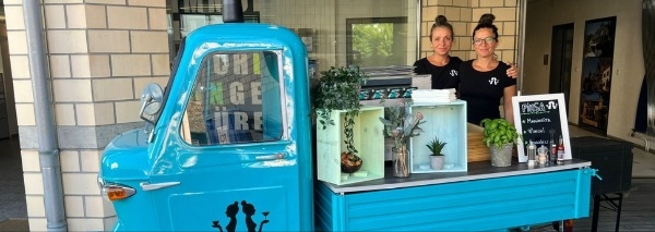 Catering aus dem Dreirad
