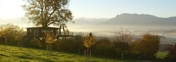 Baumhaus mit Weitblick